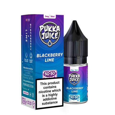 Pukka Juice Tobacco Blackberry Lime 50/50 10ml E-Liquid