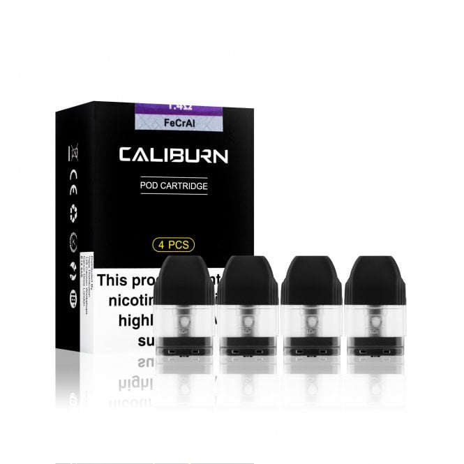 UWELL Caliburn Pods | 1.4ohm (Pack of 4) Cloud City Vapes UWELL Caliburn Pods | 1.4ohm (Pack of 4) Cloud City Vapes