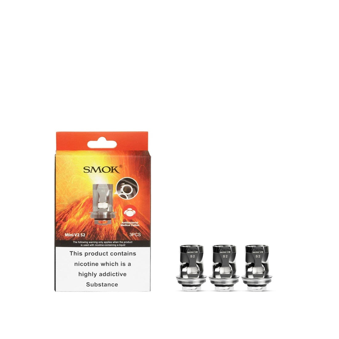 SMOK Mini V2 S2 0.15 Ohm Coils (Pack of 3) – Cloud City Vapes