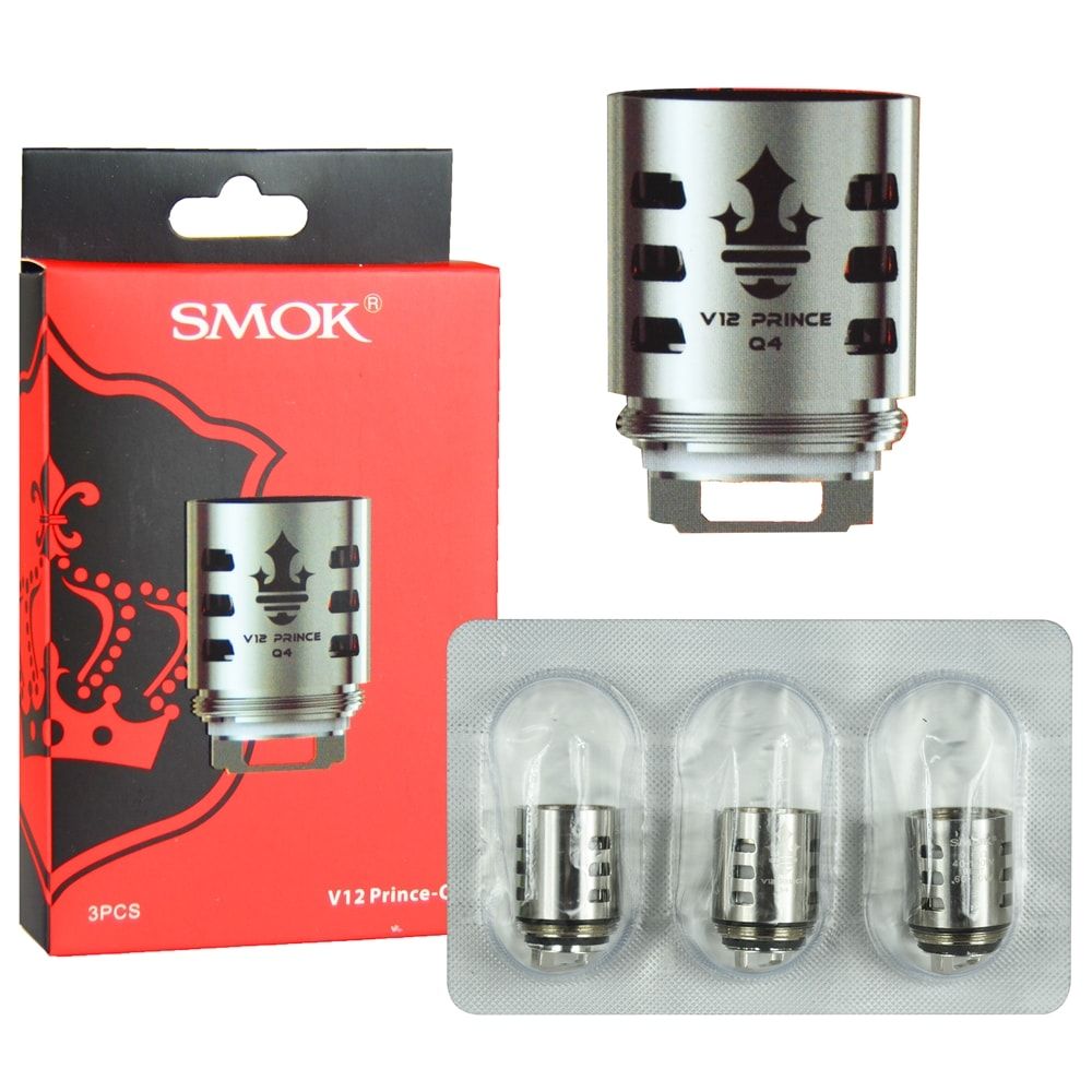 Smok V12 Prince P Tank Q4 Coils (Pack of 3) – Cloud City Vapes