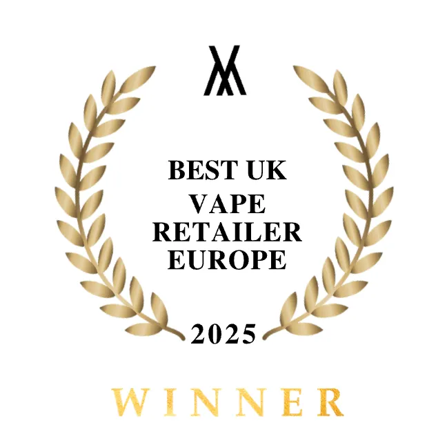 Best UK Vape Retailer Europe 2025, winner