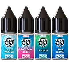 PUKKA JUICE  50-50  NIC  SALTS -E-Liquids [3mg]