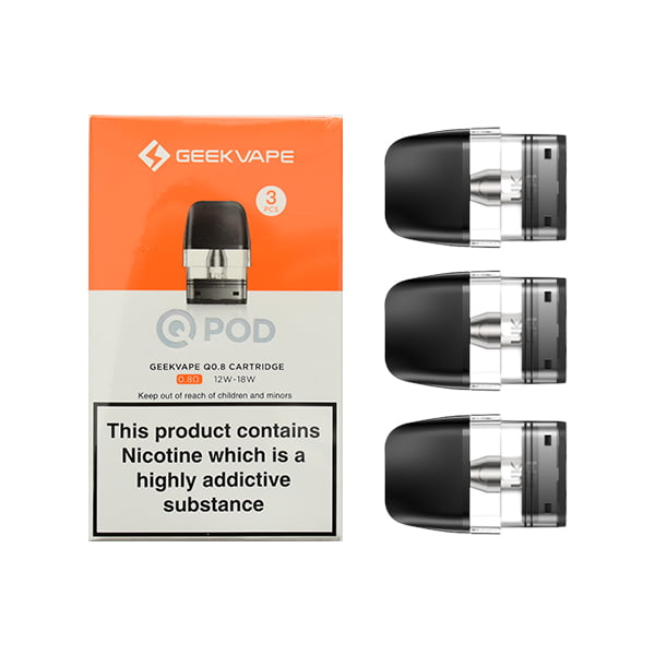 GEEKVAPE Q REPLACEMENT POD 2ml Refillable Pods.  Cloud City Vapes