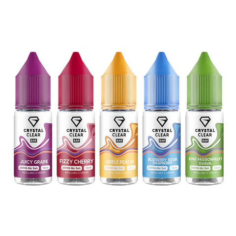 CRYSTAL CLEAR NIC SALT E-LIQUIDS(10ml)