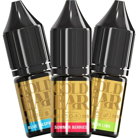 GOLD BAR  10ml Nic Salts E-Liquid