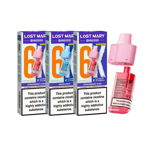 Lost Mary BM6000 Prefilled Pod + Refill Container