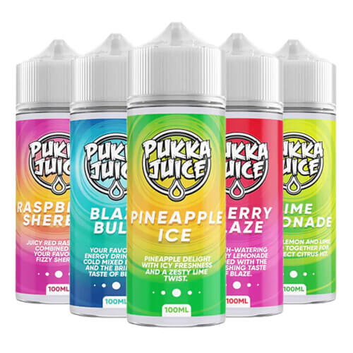 shortfill vape juice PUKKA JUICE 100 Ml E-Liquid Shortfills – Cloud City Vapes