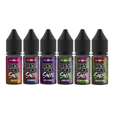 Six Licks 10ml Nic Salts E-Liquid