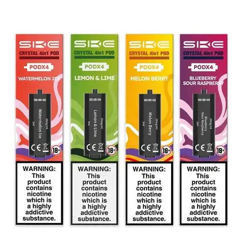 SKE Crystal 4in1 Prefilled Vape Pods