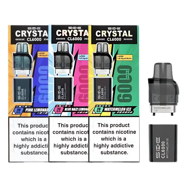 SKE Crystal CL6000 Prefilled Pod + Refill Container