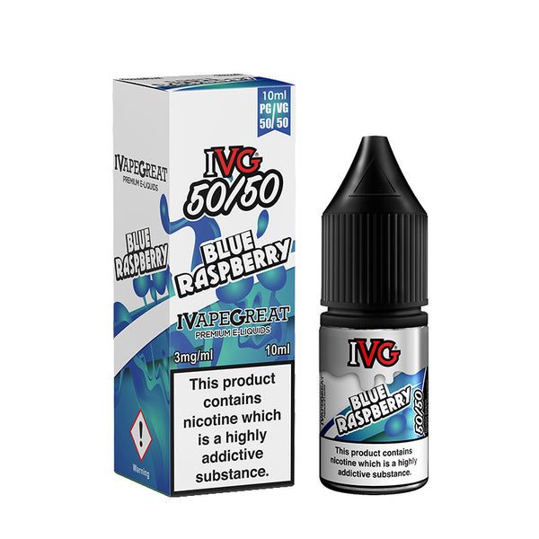 IVG  BLUE RASPBERRY 50/50 10ml E-LIQUID