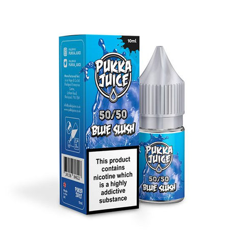Pukka Juice Blue Slush 50/50 10ml E-liquid Cloud City Vapes Pukka Juice Blue Slush 50/50 10ml E-liquid Cloud City Vapes