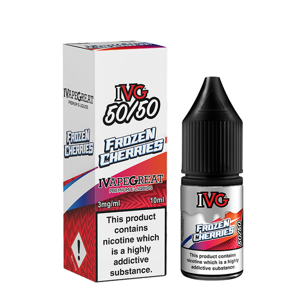 IVG FROZEN CHERRIES 50/50 10ml E-LIQUID