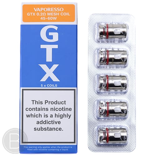 Vaporesso GTX 0.2 Ohm Mesh Coils (Pack of 5)