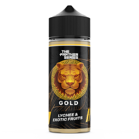 Dr Vapes Gold 100 - 120 ML Panther Series E-Liquid Shortfill