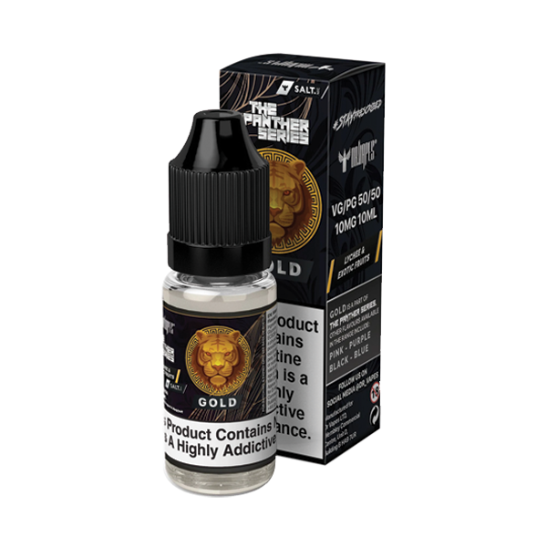 Dr Vapes Gold Nic Salt 10 ML Panther Series E-Liquid Cloud City Vapes Dr Vapes Gold Nic Salt 10 ML Panther Series E-Liquid Cloud City Vapes