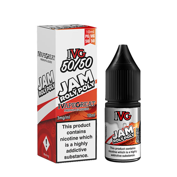 IVG JAM ROLY POLY 50/50 10ml E-LIQUID