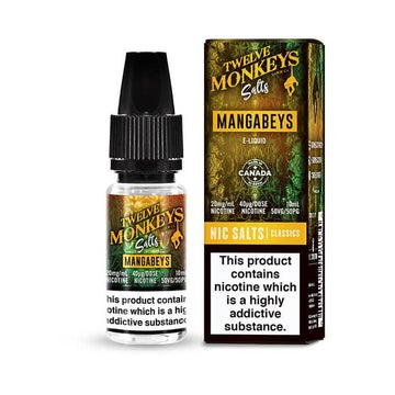 Twelve Monkeys 10ml Nic Salts E-Liquid