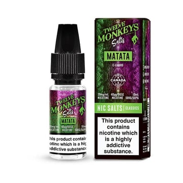 Twelve Monkeys 10ml Nic Salts E-Liquid