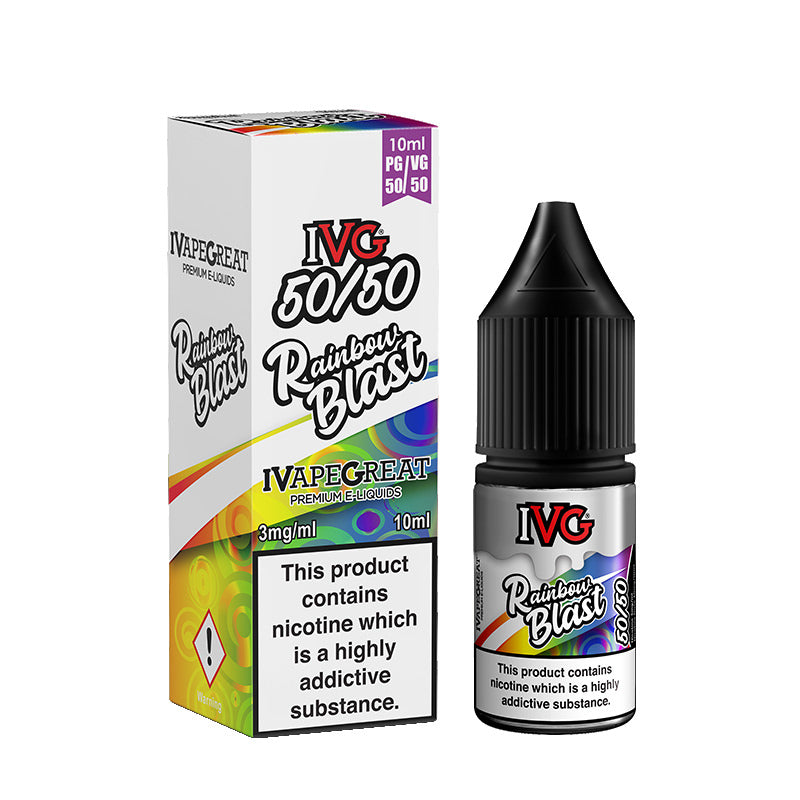 IVG RAINBOW BLAST 50/50 10ml E-LIQUID