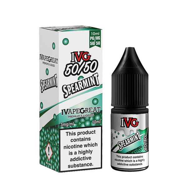 IVG SPEARMINT 50/50 10ml E-LIQUID