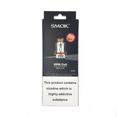 SMOK RPM Coils 0.4 Ohm Mesh (Pack of 5)