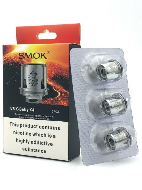 SMOK V8 X-Baby X4 0.13ohm (Pack of 3)