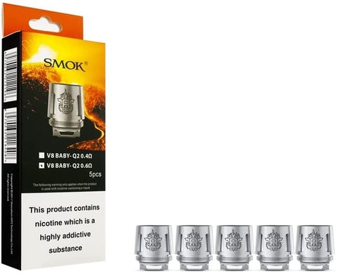 SMOK V8 BABY Q2 0.6ohm (Pack of 5)