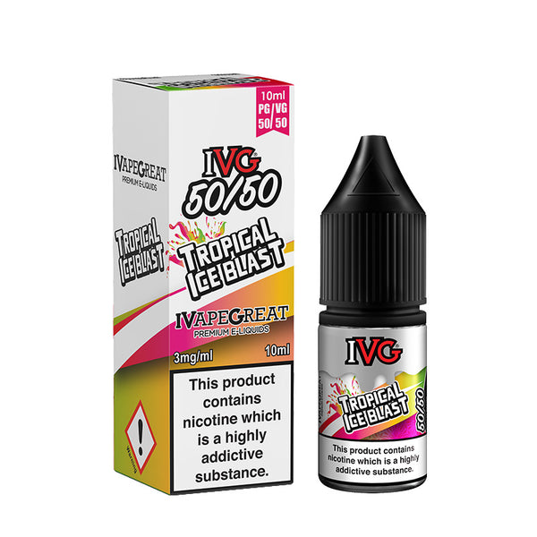 IVG TROPICAL ICE BLAST 50/50 10ml E-LIQUID