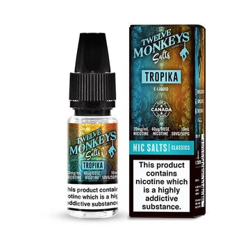 Twelve Monkeys 10ml Nic Salts E-Liquid