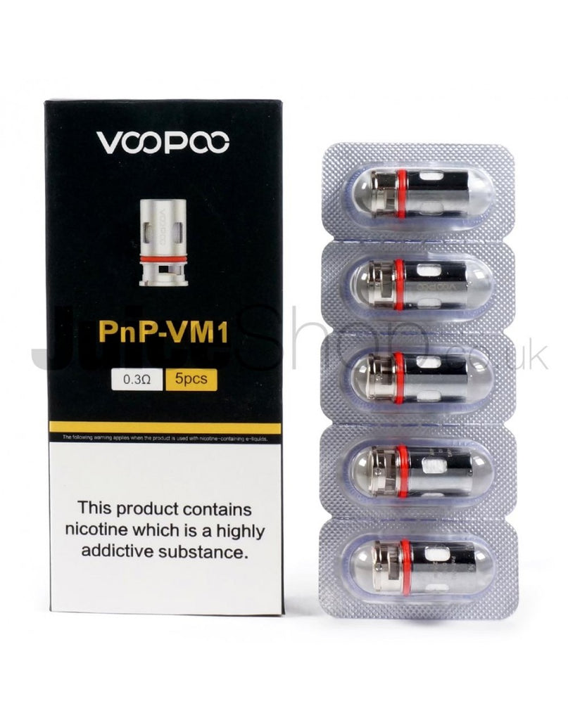 Voopoo Vinci PnP VM1 0.3ohm Mesh Coils (Pack of 5) Cloud City Vapes Voopoo Vinci PnP VM1 0.3ohm Mesh Coils (Pack of 5) Cloud City Vapes