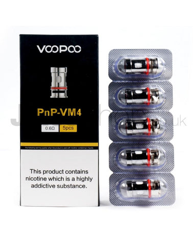Voopoo Vinci PnP VM4 0.6ohm Mesh Coils (Pack of 5)