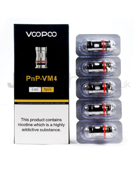 Voopoo Vinci PnP VM4 0.6ohm Mesh Coils (Pack of 5)  Cloud City Vapes