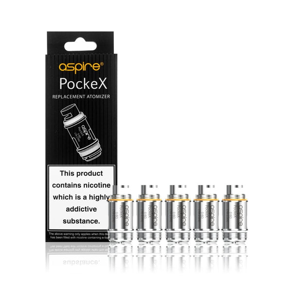 Aspire PockeX Coils 0.6ohm (Pack of 5)