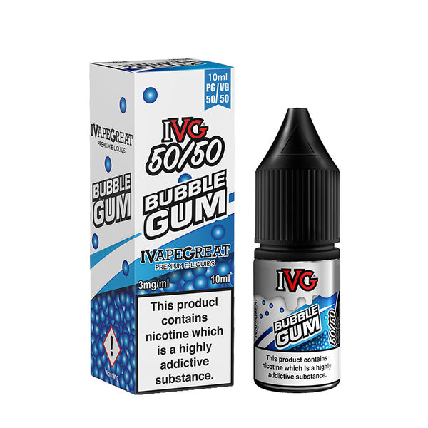IVG BUBBLEGUM  50/50 10ml E-LIQUID
