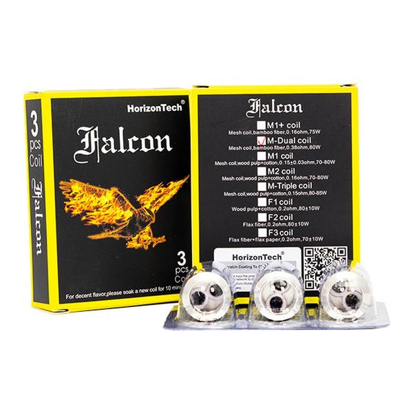 HorizonTech Falcon M-Dual 0.38Ω Dual Mesh Coils (Pack of 3)