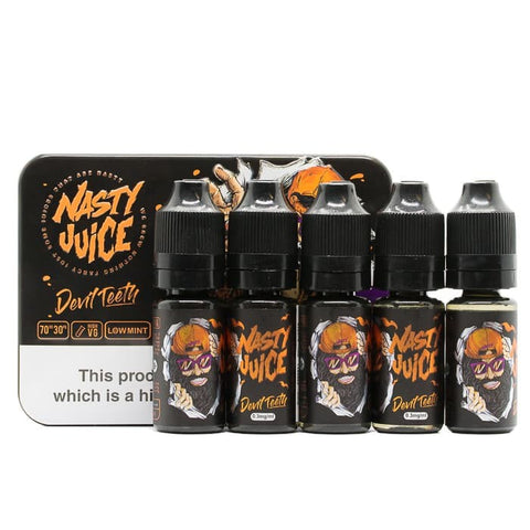 Nasty Juice - Devil Teeth E-Liquid - 5 x 10ml Pack