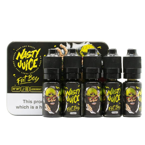 Nasty Juice - Fat Boy E-Liquid. 5 x 10ml Pack