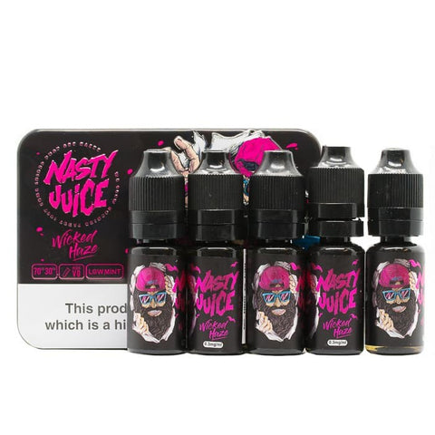 Nasty Juice - Wicked Haze E-Liquid - 5 x 10ml Pack