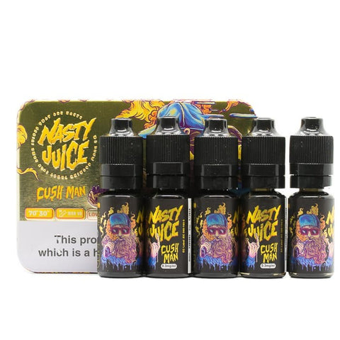 Nasty Juice - Yummy Series - Cush Man E-Liquid 5 x 10ml Pack