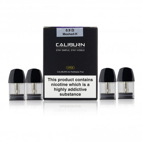 UWELL Caliburn A2 Pods | 0.9 ohm (Pack of 4)