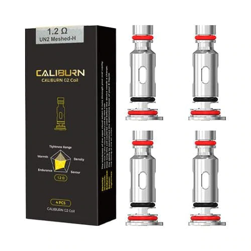 Uwell Caliburn G2 1.2 Ohm UN2 Coils (4 Pack) Cloud City Vapes Uwell Caliburn G2 1.2 Ohm UN2 Coils (4 Pack) Cloud City Vapes