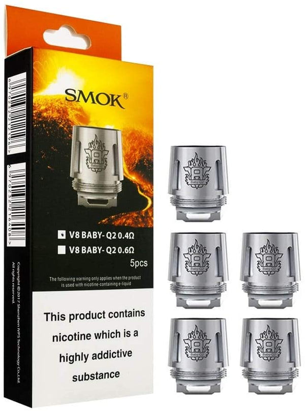 SMOK V8 BABY Q2 0.4ohm (Pack of 5)
