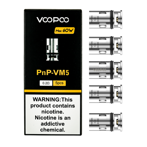Voopoo Vinci PnP VM5 0.2ohm Coils (Pack of 5) Cloud City Vapes Voopoo Vinci PnP VM5 0.2ohm Coils (Pack of 5) Cloud City Vapes
