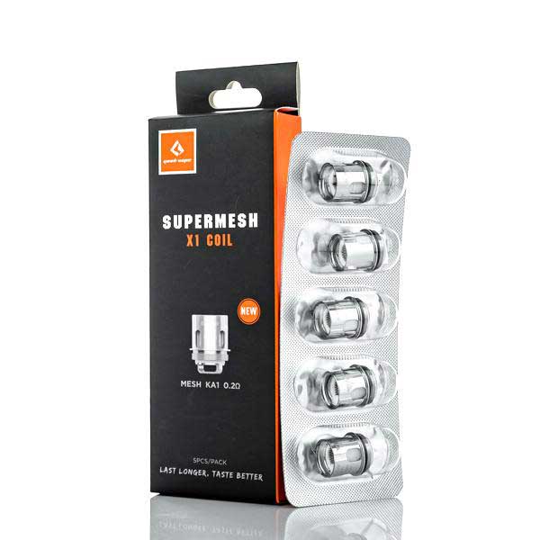 Geekvape Supermesh X1  0.2ohm Coils x5